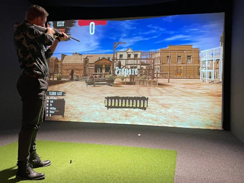 Team activity, VR shooting range